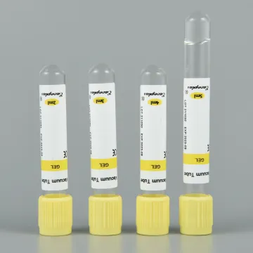 Yellow Cap Coagulant Disposable Blood Collection Vessel