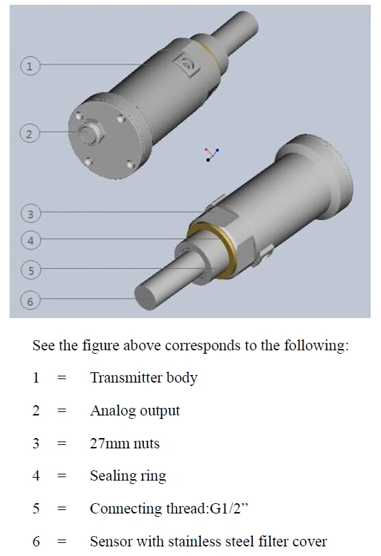 Dew Point Sensor Temperature and Humidity Sensor 4-20mA PCD01 -80 to +20º C Dew Point