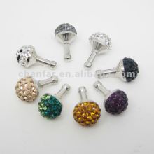 Metal earphone jack dust plug
