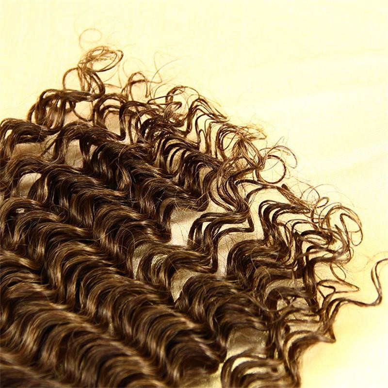 Raw indian hair wholesale price sew in deep curly human hair weave bundles ombre color hair extensions