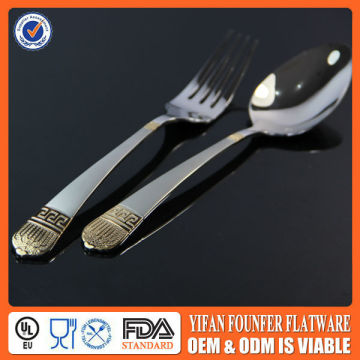 Gold spoon, luxury flatware gold, Gold plated flatware wholesale