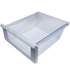 Refrigerator plastic molded drawer