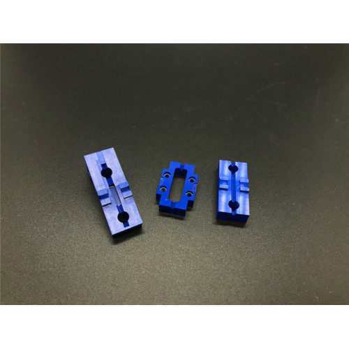 Blue zirconia ceramic V-groove parts for optical fiber fusion splicer