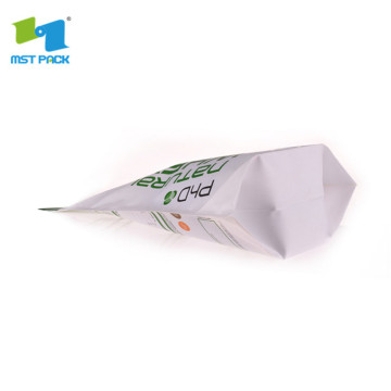 Biodedradable Ziplock Stand Up Foof Bag With Window For Powder Chicken Seafood