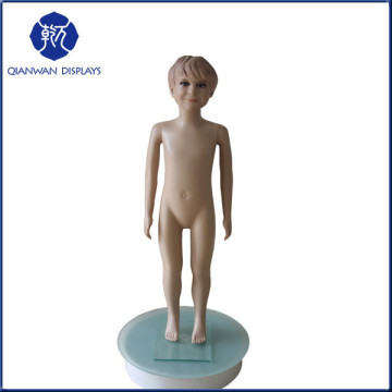 Dress Up Realistic Children Display Models With Hair On Sale QianWan Displays