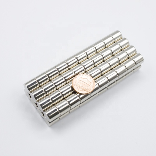 Performance Strong Cylinder Neodymium Nickel plated Magnet