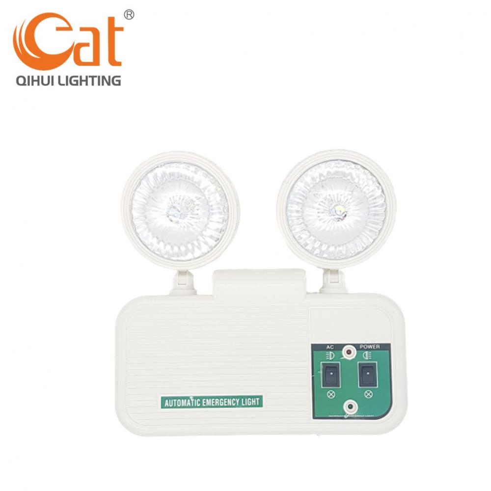 Luz de emergência 2 * 3W com bateria Ni-Cd