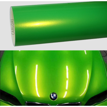 Fémes fantázia Apple Green Car Vinyl Wrap