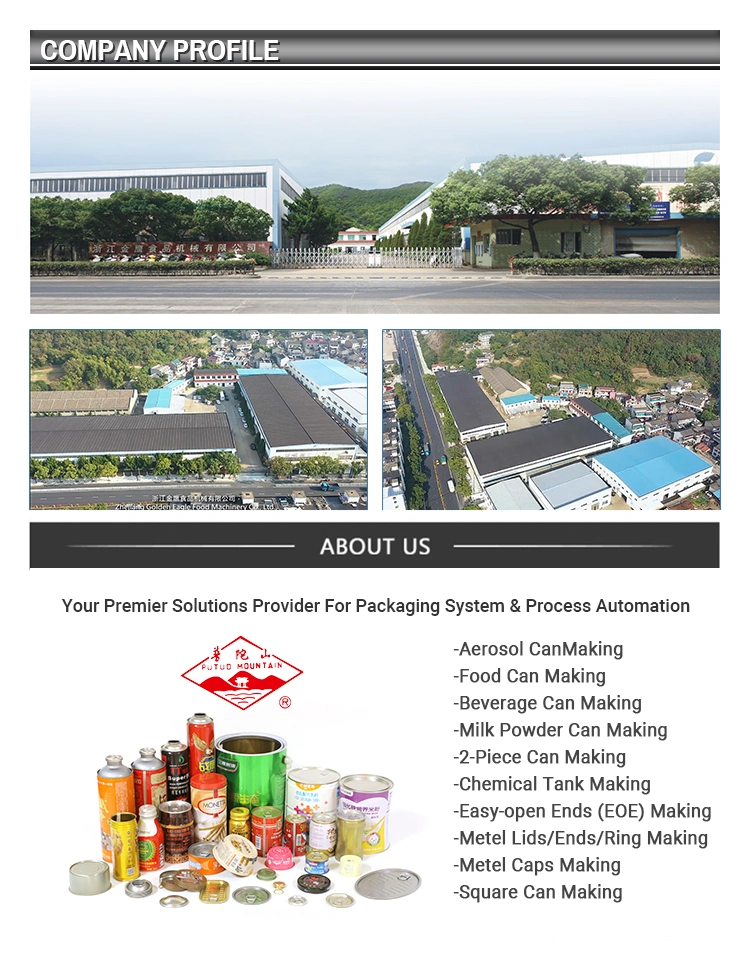 Factory Beverage Metal Tinplate Can Making Machine