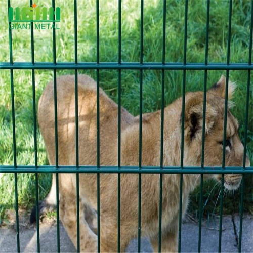 Cercado de alambre soldado con autógena horizontal doble fácil montado