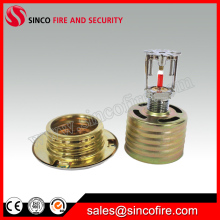 Concealed pendent fire sprinkler for fire fighting