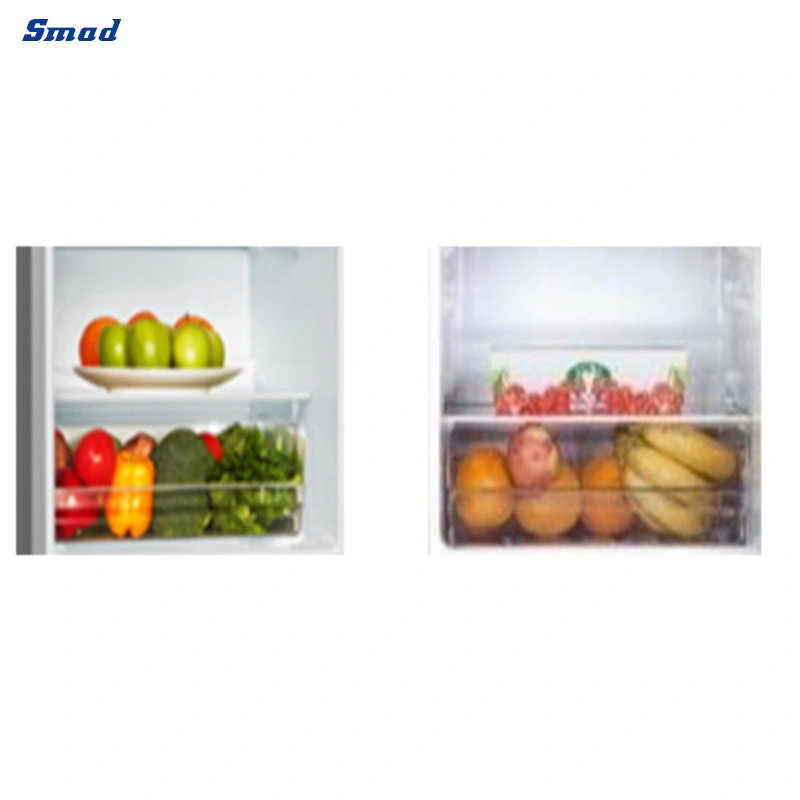 Smad OEM Manual Defrost Double Door Bottom Freezer Manufacturers Fridge Refrigerator