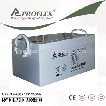 Togo telecom OPzV Tubular GEL 12V 200Ah VRLA battery