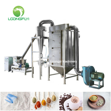 Loongyi dry ginger yam cassava flour processing line
