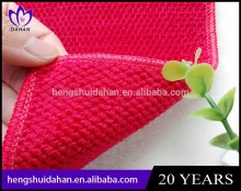 30x30cm double-sides peral cloth microfiber towel plain dyed cleaning cloth China manufacturer