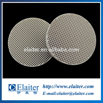 Casting ceramic honeycomb filter slice & casting foam ceramic filter