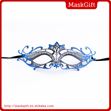 Low price Halloween fashion metal party mask for men ME001BK-BL