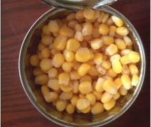 Canned sweet corn