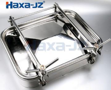 Stainless Steel Sanitary Square Manhole Cover Without Pressure