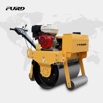 Mini steel drum vibratory compaction 500kg road roller with good price