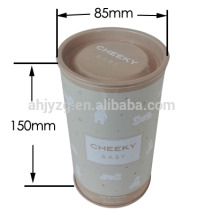 Wholesale durable metal tin boxes for storage/Round metal packaging box for gift