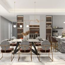 Modern White Wood Cabinet Furniture Sideboard