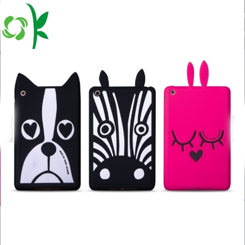 Tùy chỉnh Cartoon Dog Silicone Tablet Trường hợp dễ thương Cover