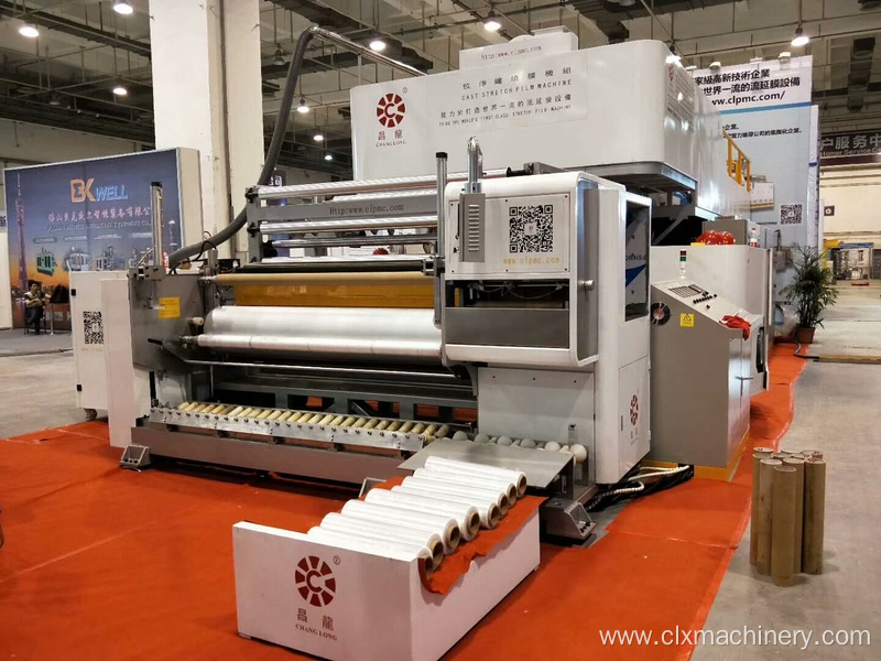 PE Cling Film Making Extruder Machine For Sale