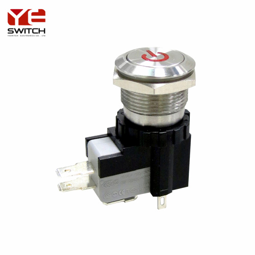 19mm yüksek akım anti-vandal pushbutton anahtarları