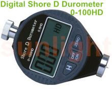 Digital Shore D Hardness Meter, Hard Rubber Durometer, 0-100HD