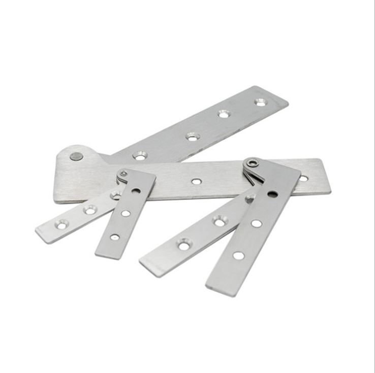 SUS 304 Wooden Door Hinge Self Closing Shower Door Hinge Toilet Cubicles Door Hinges