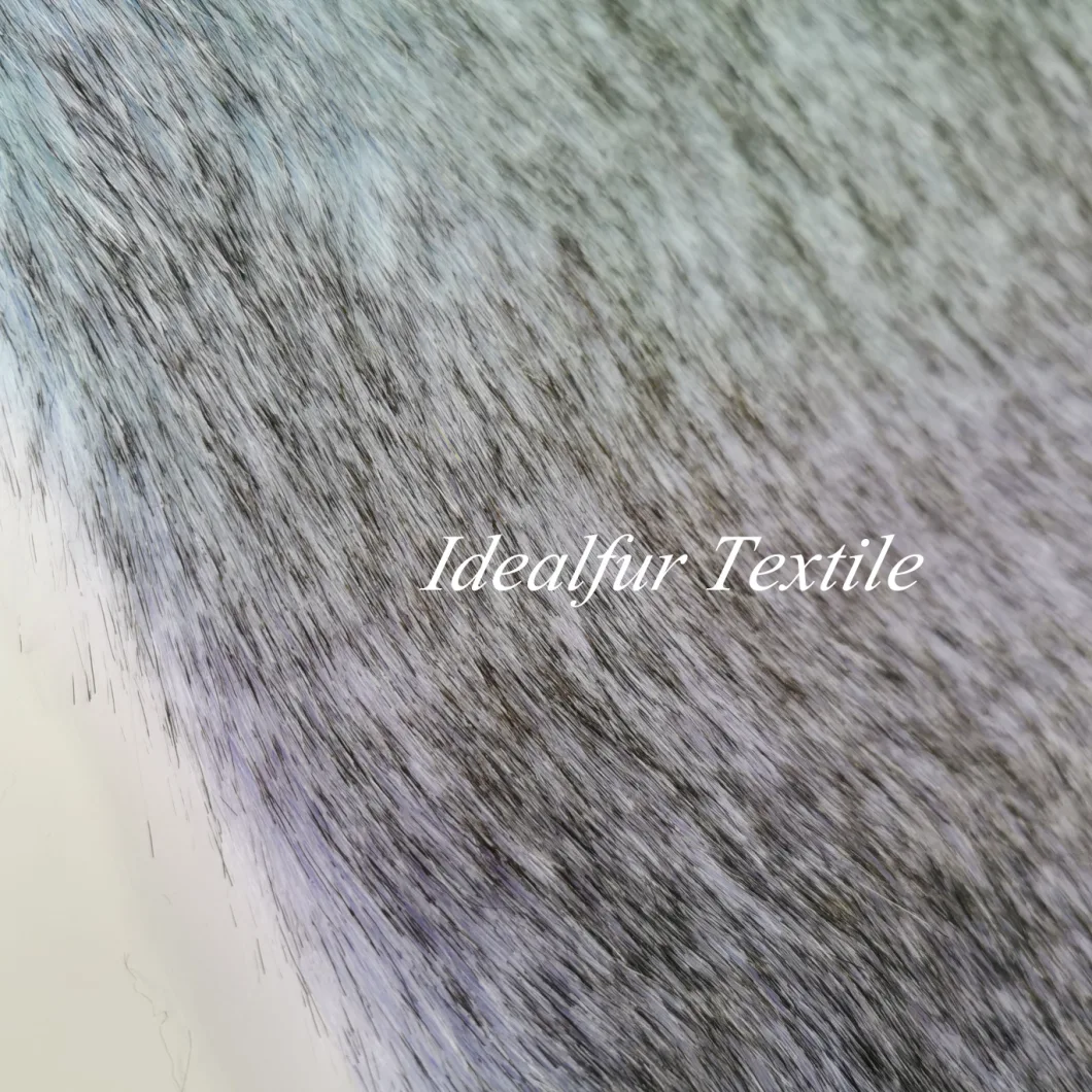 Gradient Imitation Fox Faux Fur Long Pile Fake Fur Fabric