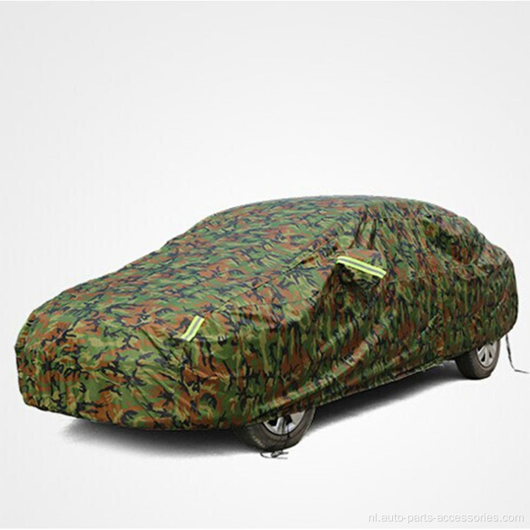 Strip camouflage zonbestendige buitenauto -cover