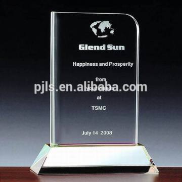 Star Elegance Crystal Award book shaped crystal award trophy