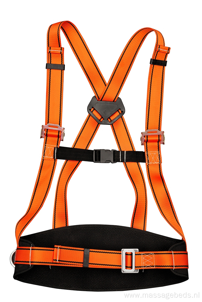 100% Polyester full body harness with lanyard