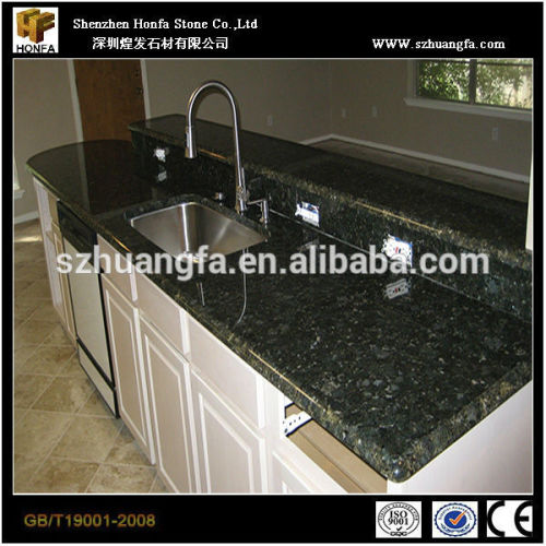 Black Granite Kitchen Counter Design