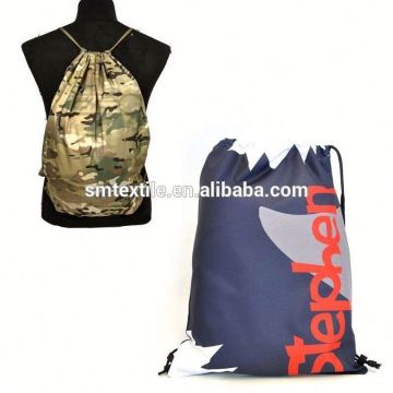 Top quality drawstring bag/ waterproof custom nylon drawstring bag