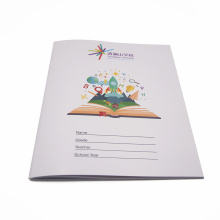 Good quality low cost custom saddle stitching note 1 a4 school exercise books 200 pages students