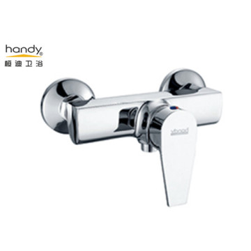 Wall Mounted Brass Chrome Handheld Shower Mixer