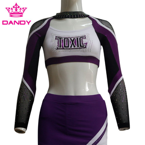 New style customized design cheerleading uniforms