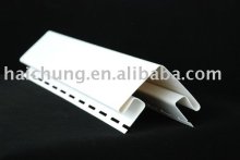 PVC siding corner