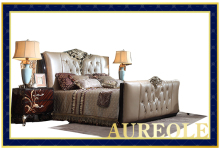 AK-7083 + AK-7082 2015 Low Cost High Quality Wooden Four Poster Bed