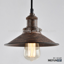 vintage hanging iron rust lamp