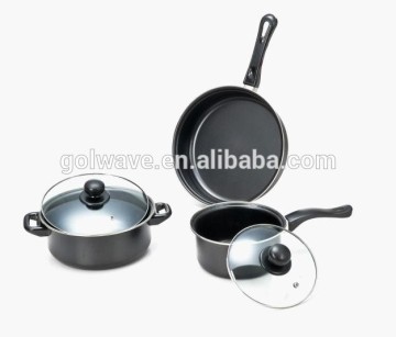 3pcs forged Aluminum Cookware set