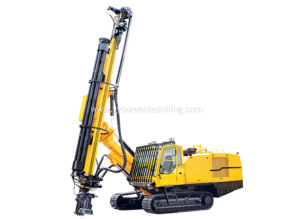 30m Hydraulic Integral Crawler DTH Constr Drilling Rig