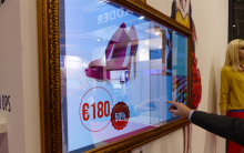 GreenTouch 46"/47" Large multitouch projected capacitive foil,projected capacitive multitouch film for Outdoor Kiosk