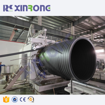 PE Hollow Wall Winding Pipe Making Machine - XinRongPlas Manufacturer Supply