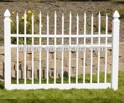 wrought iron picket fence