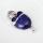 Lapis Lazuli Semi Precious stone Skull Pendant