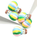 Color Mini Hot Air Balloon Shaped Resin cabochon For Handmade Craft Decoration Bead Slime Phone Ornaments